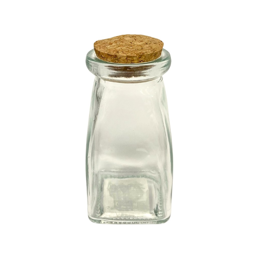 Pote de Vidro com Tampa Rolha 10x4,8cm 100ml Vivian Festas