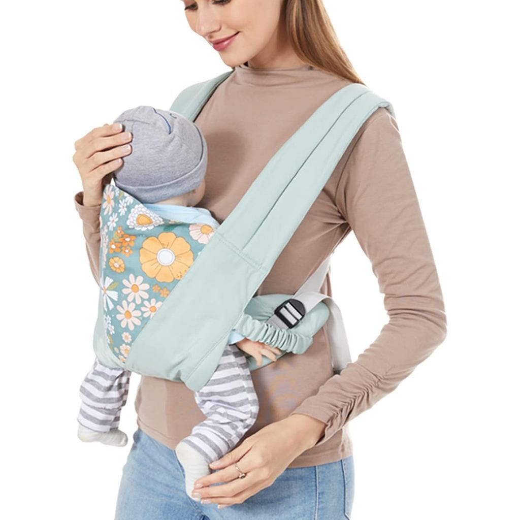 Happy Cherry - Canguru Macio para Recém-Nascidos, Envoltório para Bebês, Canguru Frontal e Mochila com Alça Ajustável e 