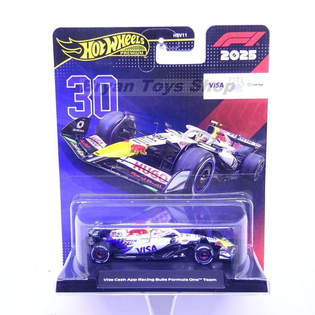 Hot Wheels Premium Fórmula 1 F1 2025 Visalux Cash App Racing Bul Equipe 30