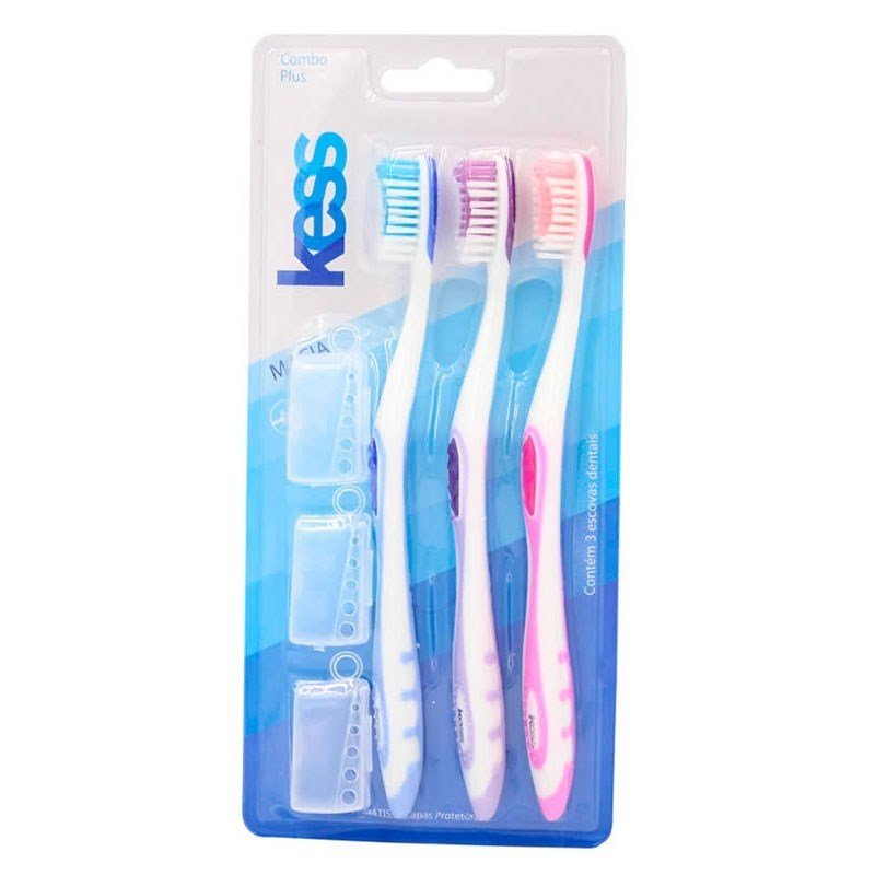 Escova Dental Kess Plus Leve 3 Pague 2 - 2083