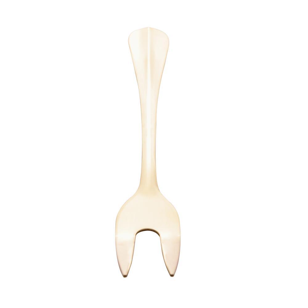 Garfo para Assado Lyor Positano Dourado de Aço Inox 28cm