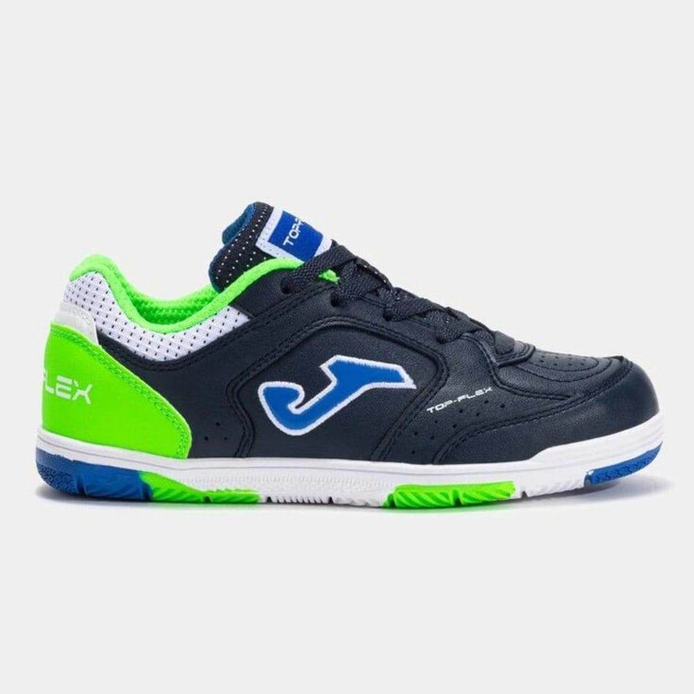 Chuteira Joma Futsal Top Flex Jr Marinho/Branco em Oferta na Shopee