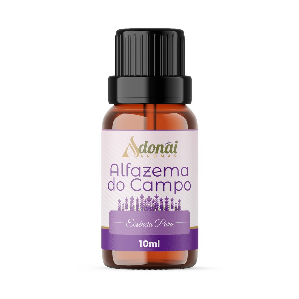 Essência Alfazema do Campo 10ml Premium | Relaxante Anti estress p/ Difusor e Umidificador