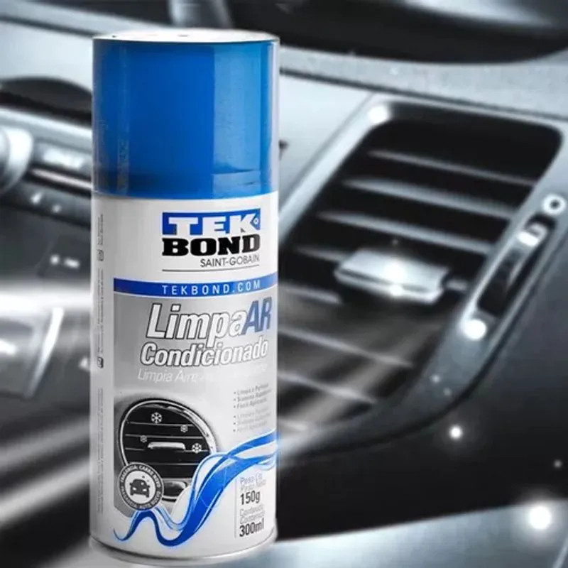 Limpa Ar Condicionado Tek Bond 300ml Ótima Higienização Fragância Refrescante Limpeza Eficaz