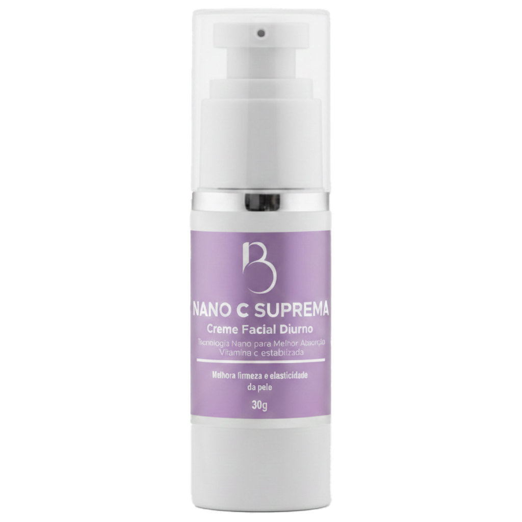 B. PELLE NANO C SUPREMA CREME FACIAL DIURNO 30G VITAMINA C NANO PELE ILUMINADA HIDRA FRESH