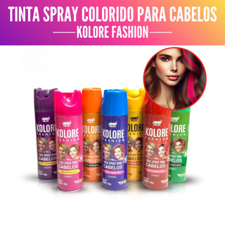 Tinta Spray Para Cabelos Temporária Colorida 150ml - Axé Brasil Kolore Fashion