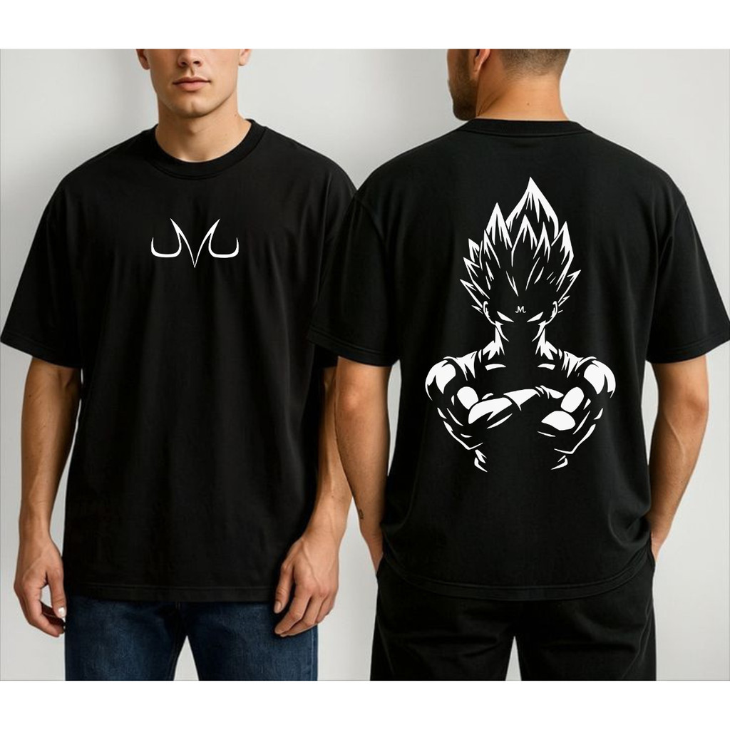 Camiseta Camisa Dragon Ball Majin Vegeta Anime Streetwear