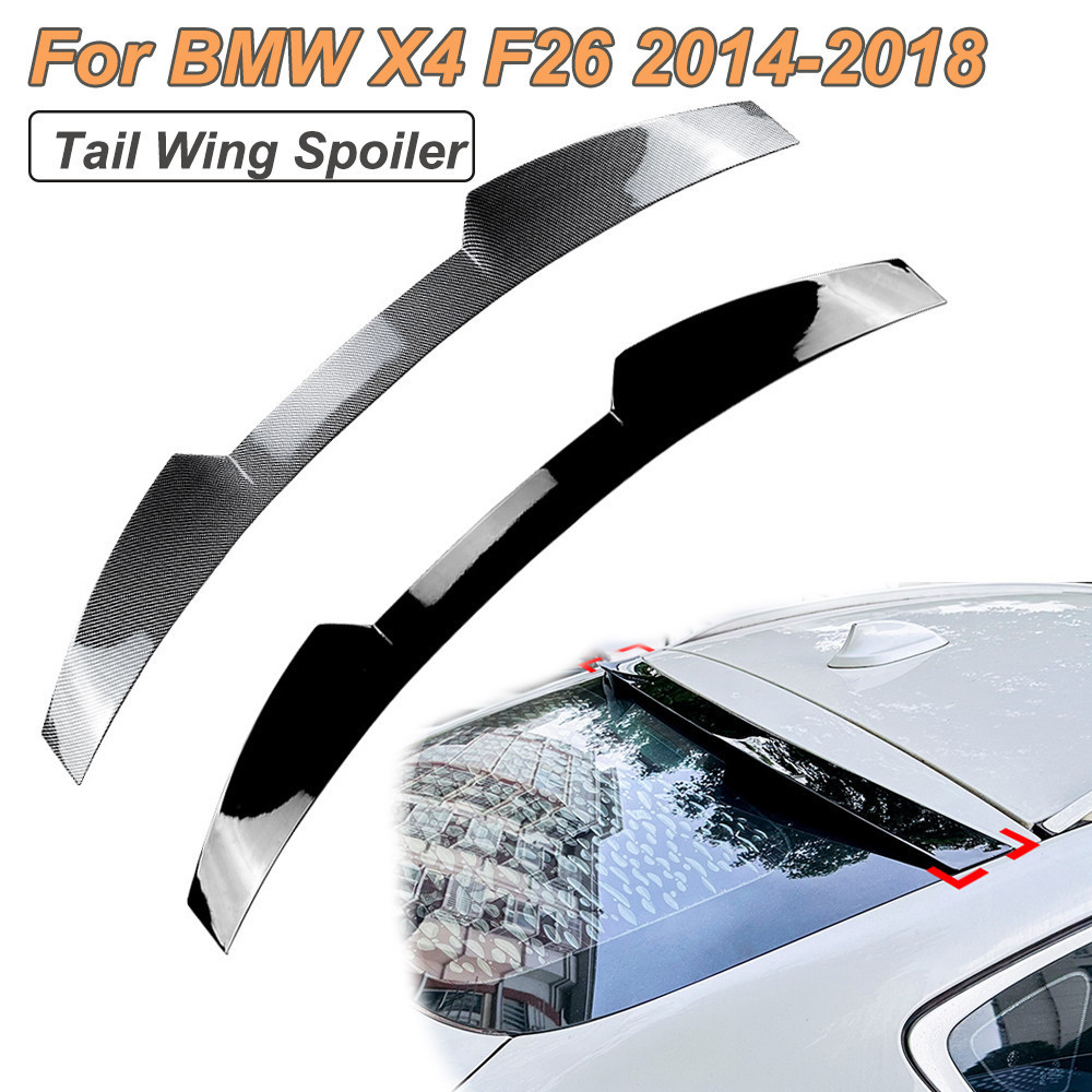 Para BMW X4 F26 2014-2018 Estilo Lâmina Traseira Superior Cauda Asa Spoiler Corpo Do Carro Kit Modificação Protetora De 