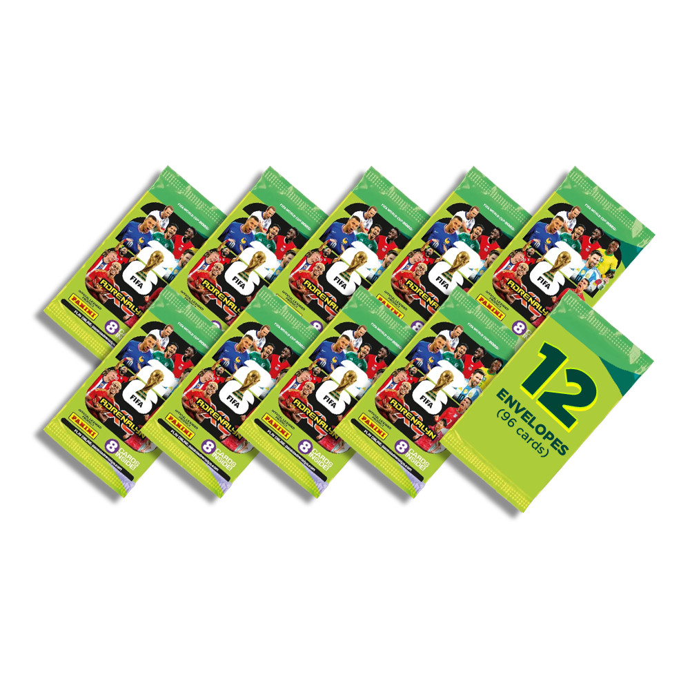 Cards Copa do Mundo 2026 - Contém 12 Envelopes (96 Cards) - Oficial Panini em Oferta na Shopee