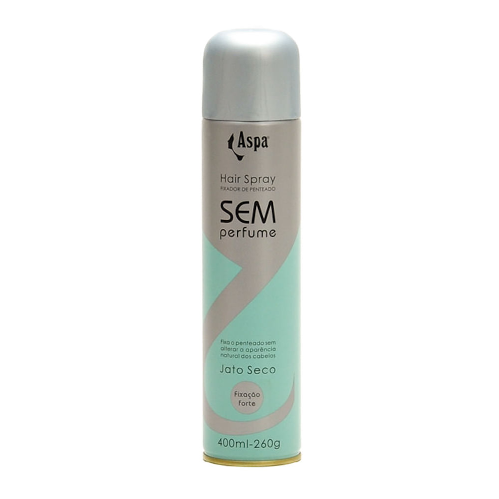 Fixador de Penteado Aspa Fixação Forte sem Perfume Spray com 400ml