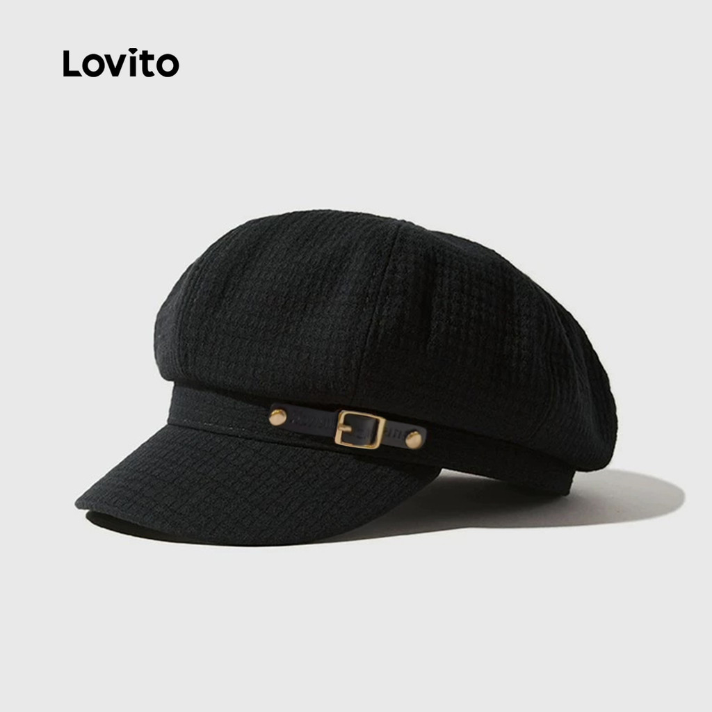 Lovito Chapéu Casual Simples LFA102037 em Oferta na Shopee