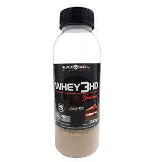 Whey 3HD Gourmet - Garrafas Dose Única - Black Skull em Oferta na Shopee