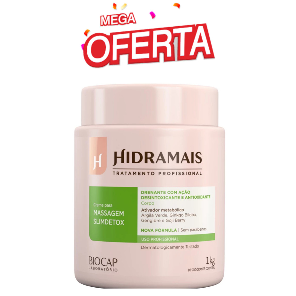 Creme SLIMDETOX 1 Kg Hidramais