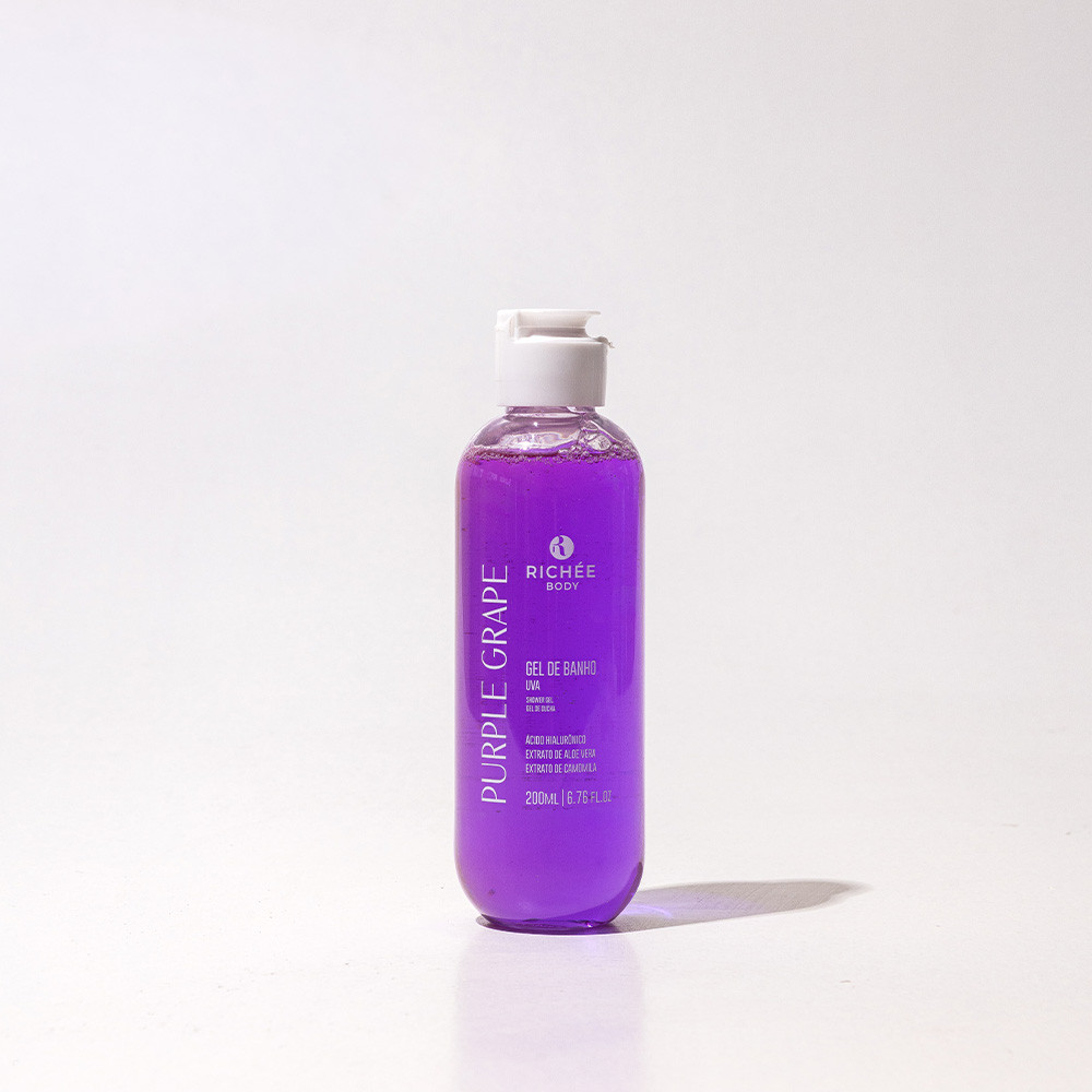Gel De Banho Perfumado Uva 200ml Limpeza Suave Richée Body em Oferta na Shopee