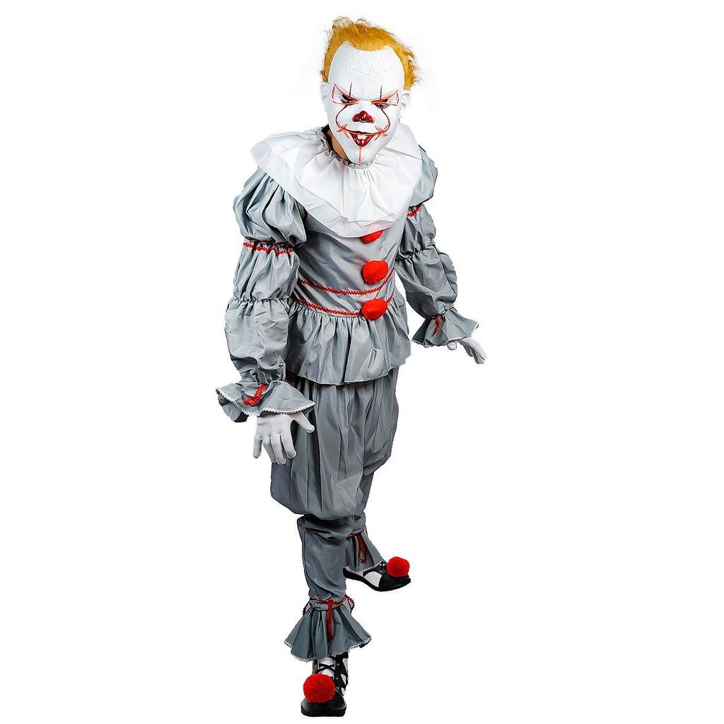Fantasia Palhaço Pennywise It a Coisa Adulto de Luxo Halloween em Oferta na Shopee