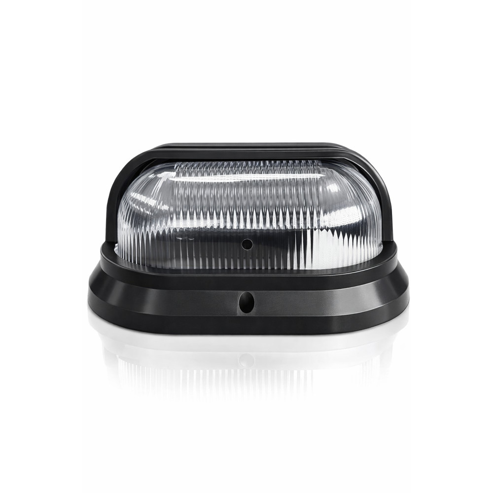 Luminária Arandela Tartaruga Meia Lua Preta  Soquete E27 Para Lampada P/ Area Externa Jardim Parede
