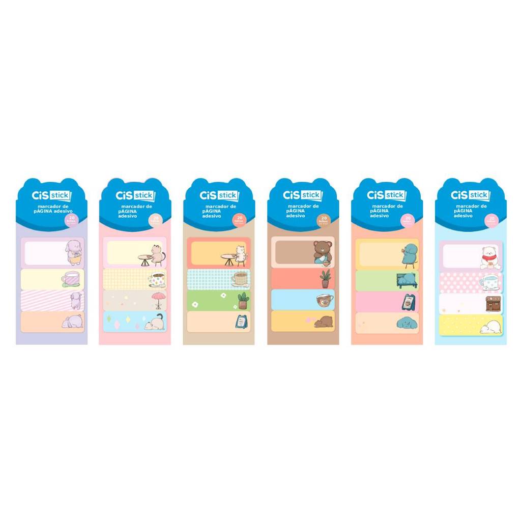 Bloco adesivo Animais com 4 blocos sortidos ST0418 Cis em Oferta na Shopee