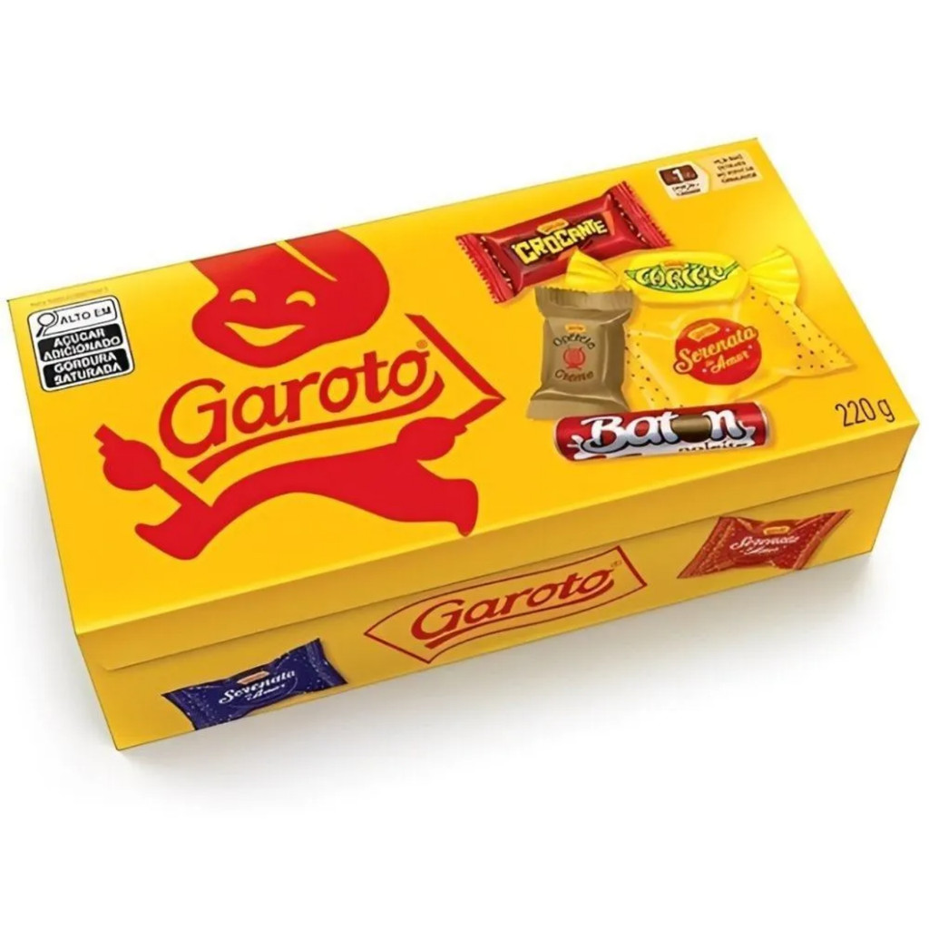 Bombom Garoto Garotices Caixa 220g em Oferta na Shopee