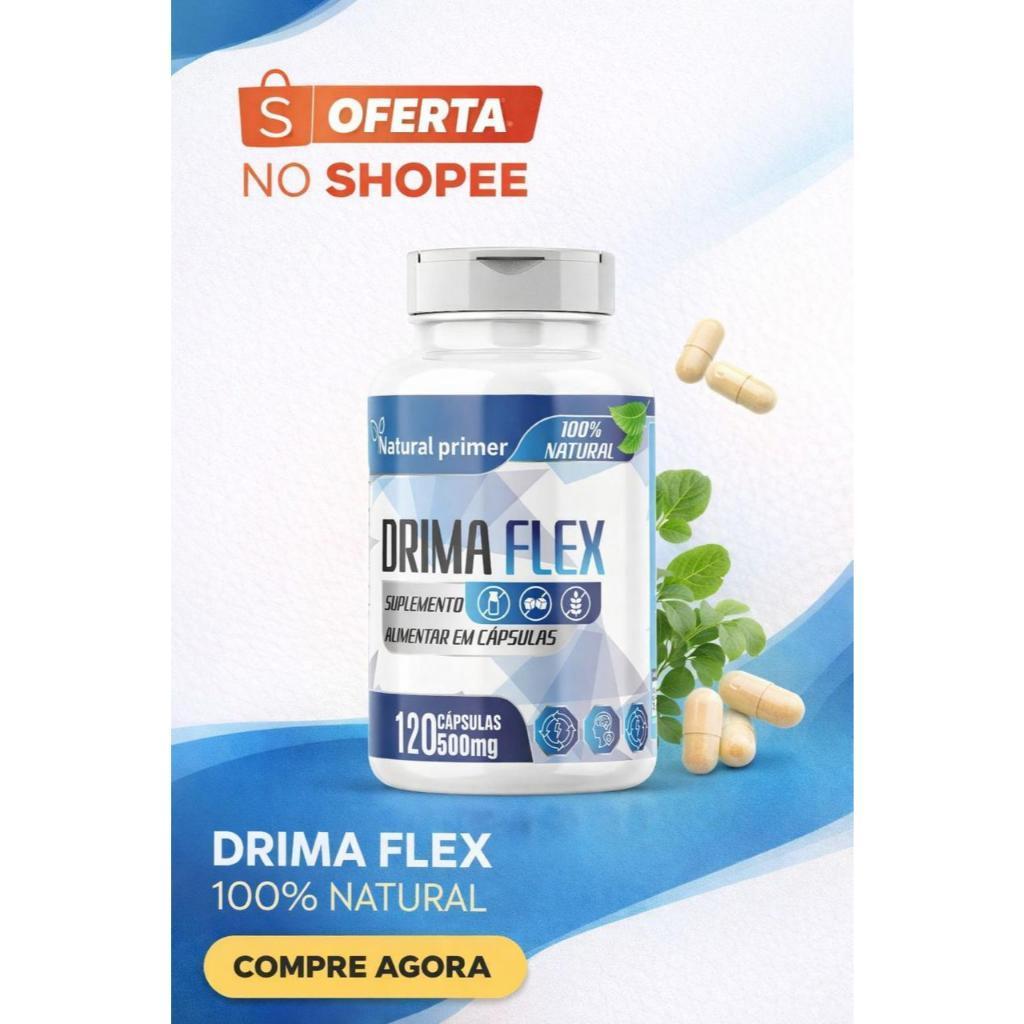 DRIMA FLEX - NATURAL PRIMER - 120 CAPS 500MG - 100%NATURAL