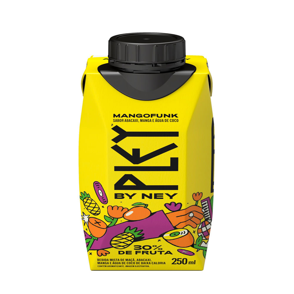 Sinta o ritmo tropical com PLAY by Ney Sabor Abacaxi Manga e Água de Coco 250ml em Oferta na Shopee