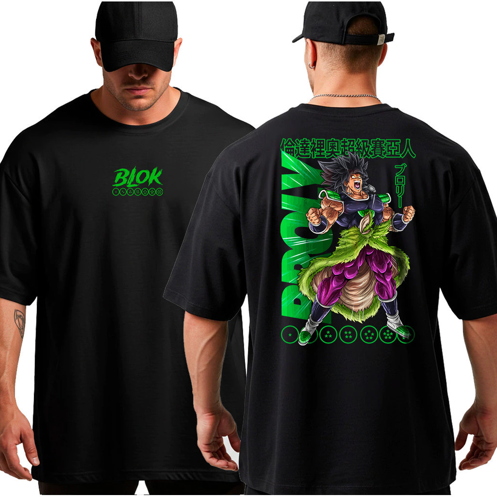 Camiseta Camisa Oversized Academia Broly Musculação Streetwear Bodybuilder Maromba 100% Algodão  Fitness Academia Geek