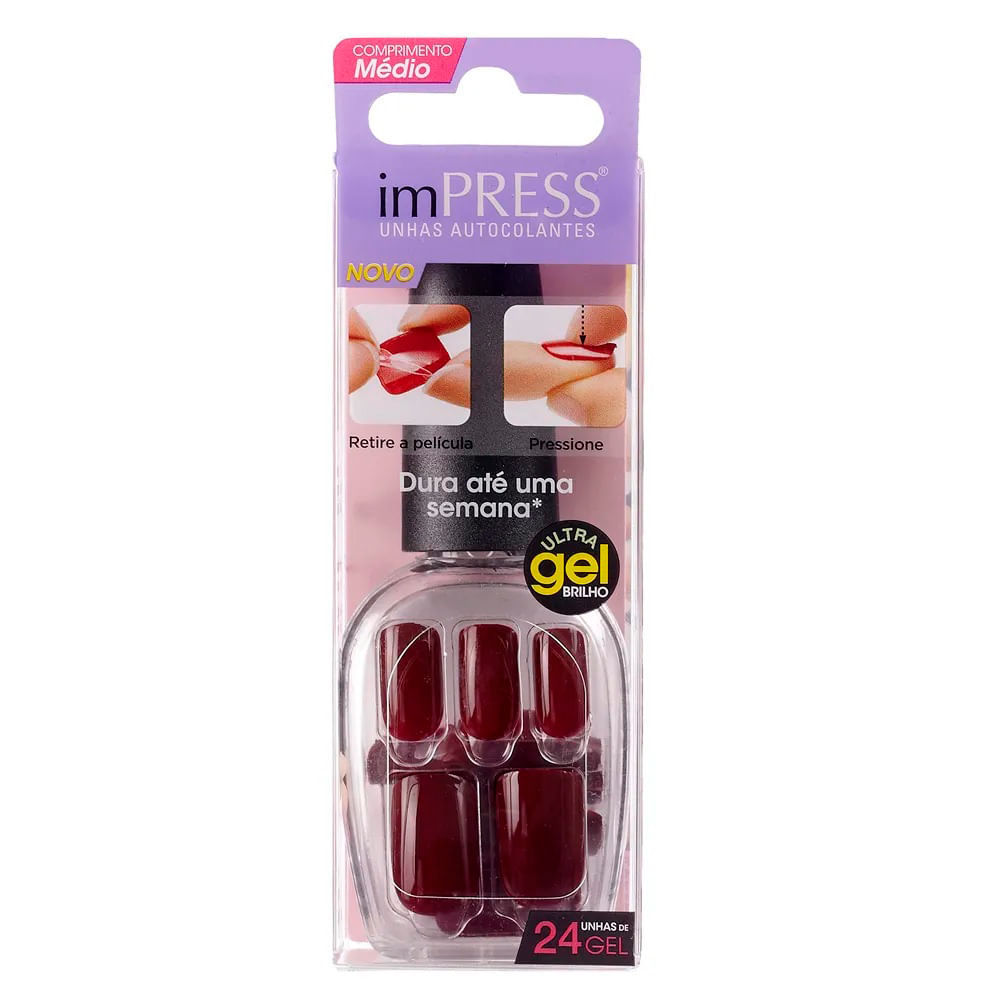 Unhas Postiças Kiss New York Impress - Pretty Please em Oferta na Shopee