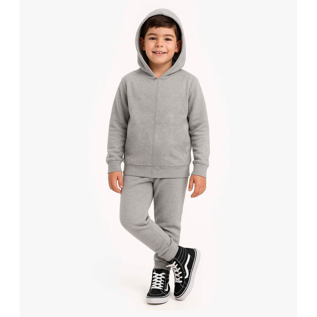 Camiseta Manga Longa Menino Infantil Select Cinza