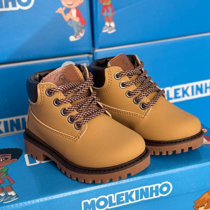 Bota botinha coturno infantil baby caterggate menino