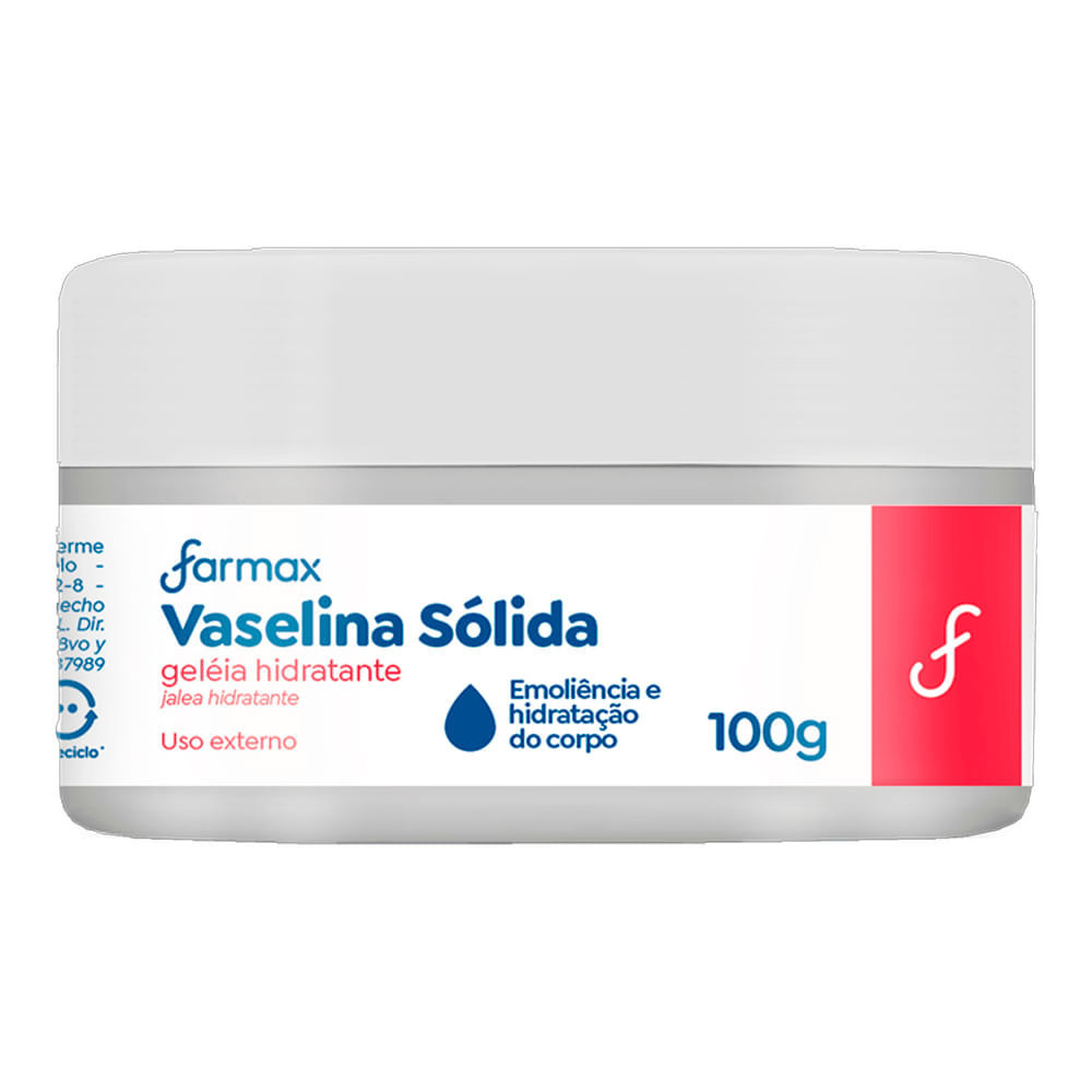 Hidratante Geleia De Vaselina Farmax 100g em Oferta na Shopee