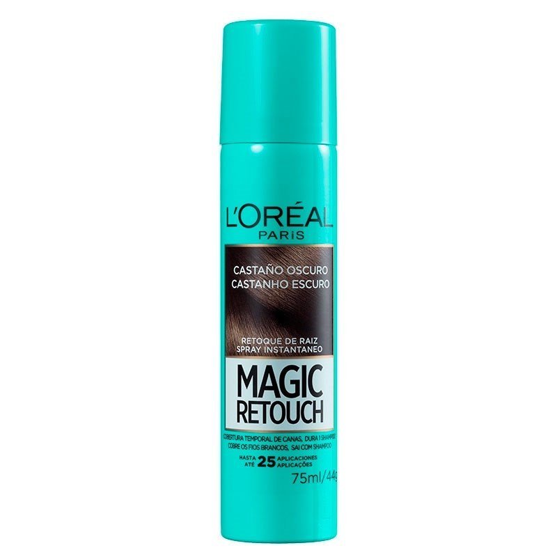 Retoque De Raiz Magic Retouch L'Oréal Castanho Escuro 75ml em Oferta na Shopee