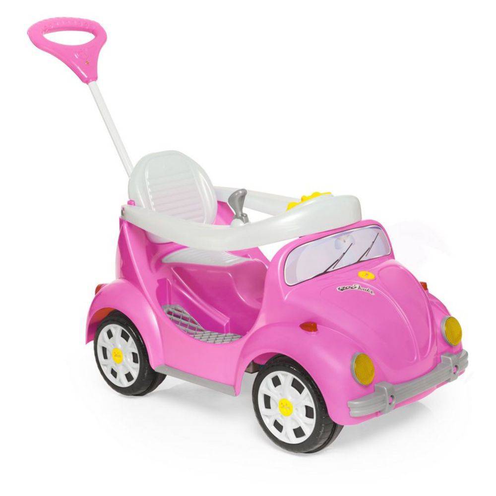 Carrinho de Passeio a Pedal Fouks 1300 Rosa - Calesita