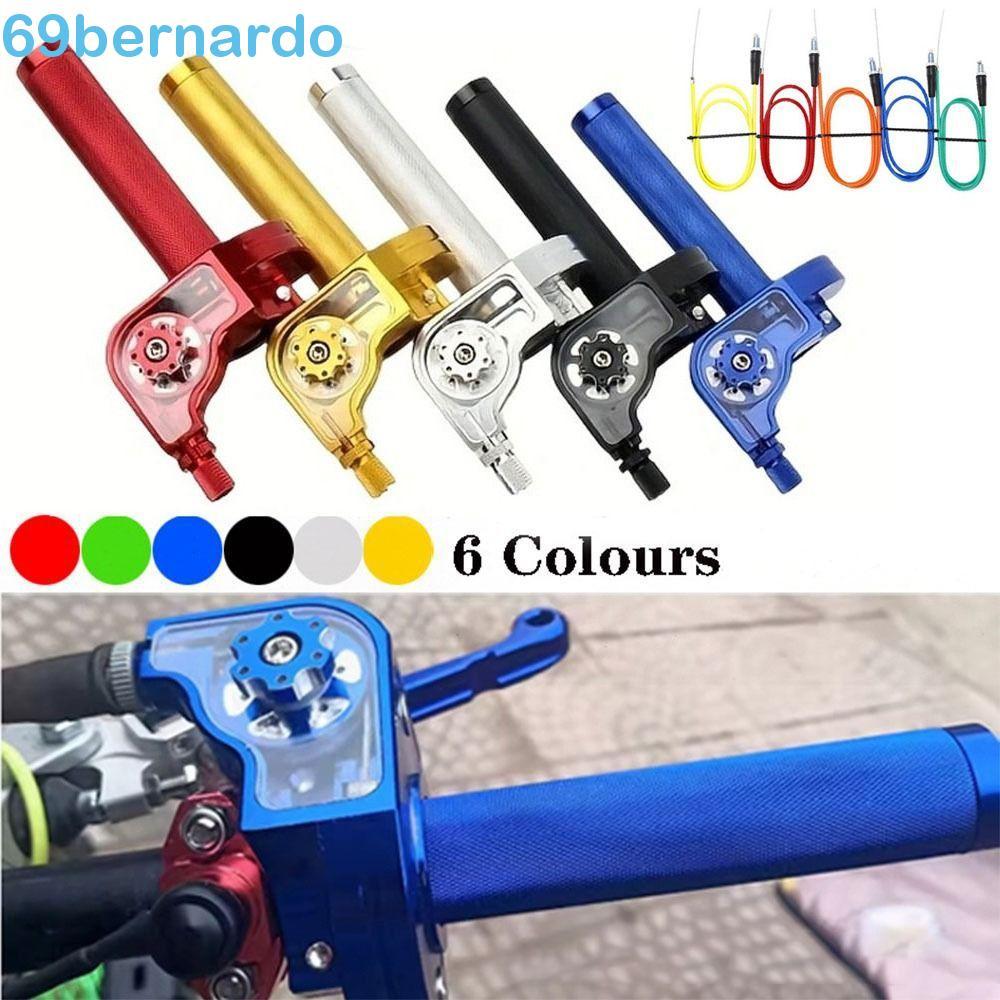 Punho Do Acelerador Rotativo Da Motocicleta BERNARDO , Com Conjunto De Barra De Torção De Rosca M10 * 1.5 , Liga De Alum