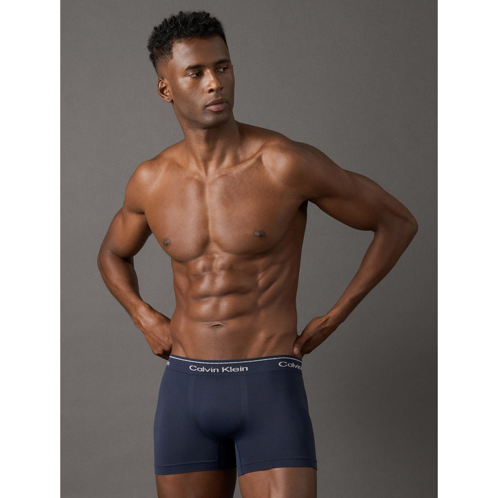 Cueca Trunk Modern Cotton Seamless Calvin Klein Underwear - Azul Escuro
