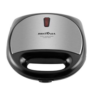 Grill e Sanduicheira Crome Inox Britânia Antiaderente 220V