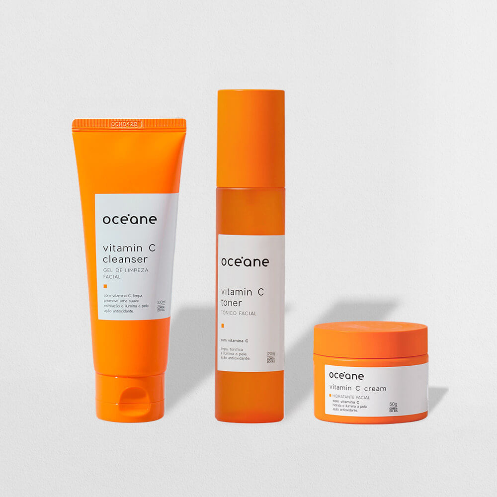 Kit Limpa e Hidrata Vitamina C (3 Produtos) em Oferta na Shopee