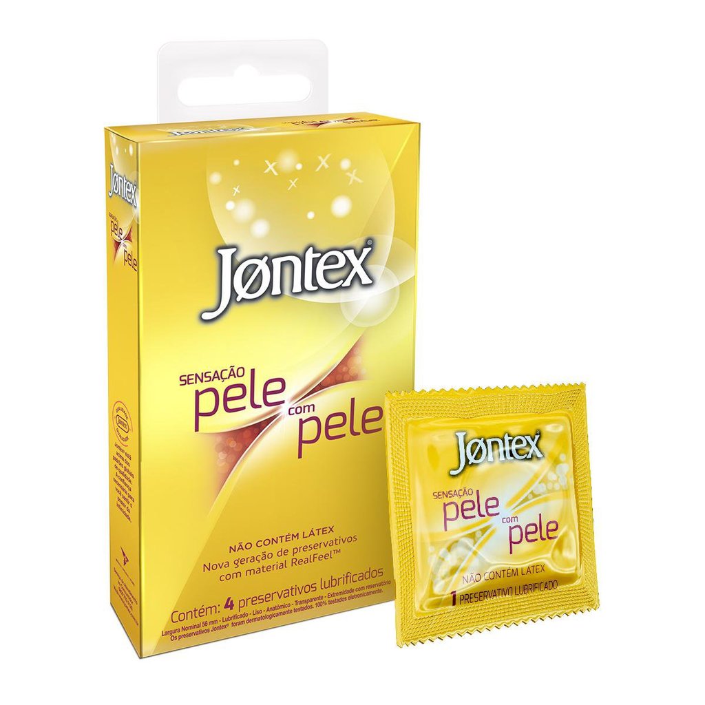 Preservativo Jontex Sensação Pele com Pele 4 Unidades em Oferta na Shopee
