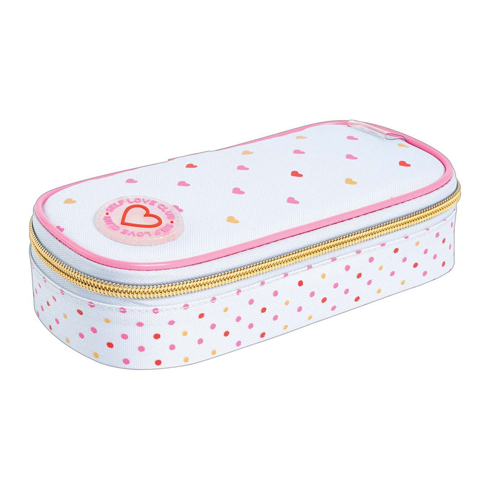 Estojo minibox 354139 Académie Coração Metalizado Azul 1 Tilibra em Oferta na Shopee