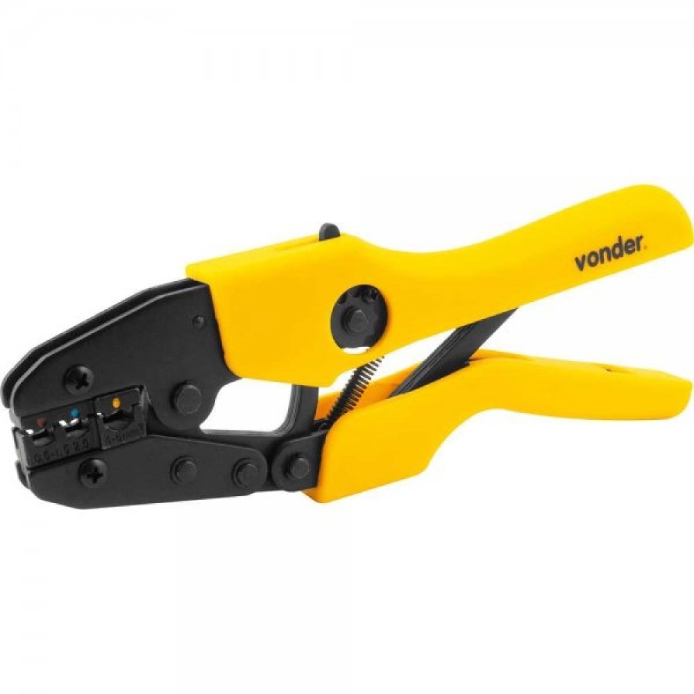 Alicate prensa terminais para fios e cabos com bitolas de 0,5 a 6,0 mm² - AP056 - Vonder em Oferta na Shopee