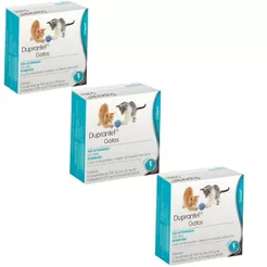 Kit 03 Duprantel Gatos C/4 Comprimidos Vermifugo