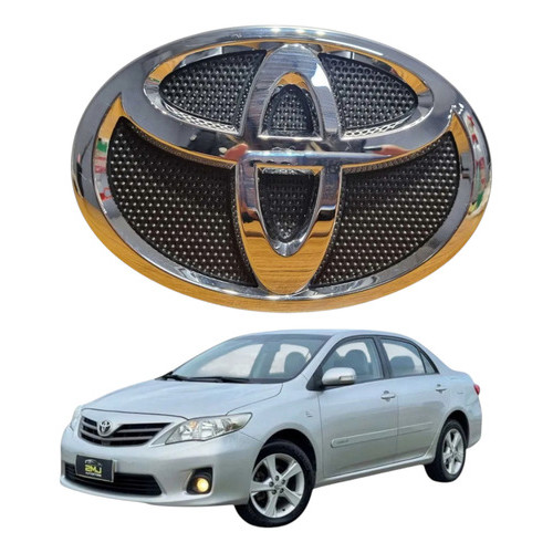 Emblema Grade Radiador Corolla 2009 A 2014 Etios 2013 A 2016 Prateado