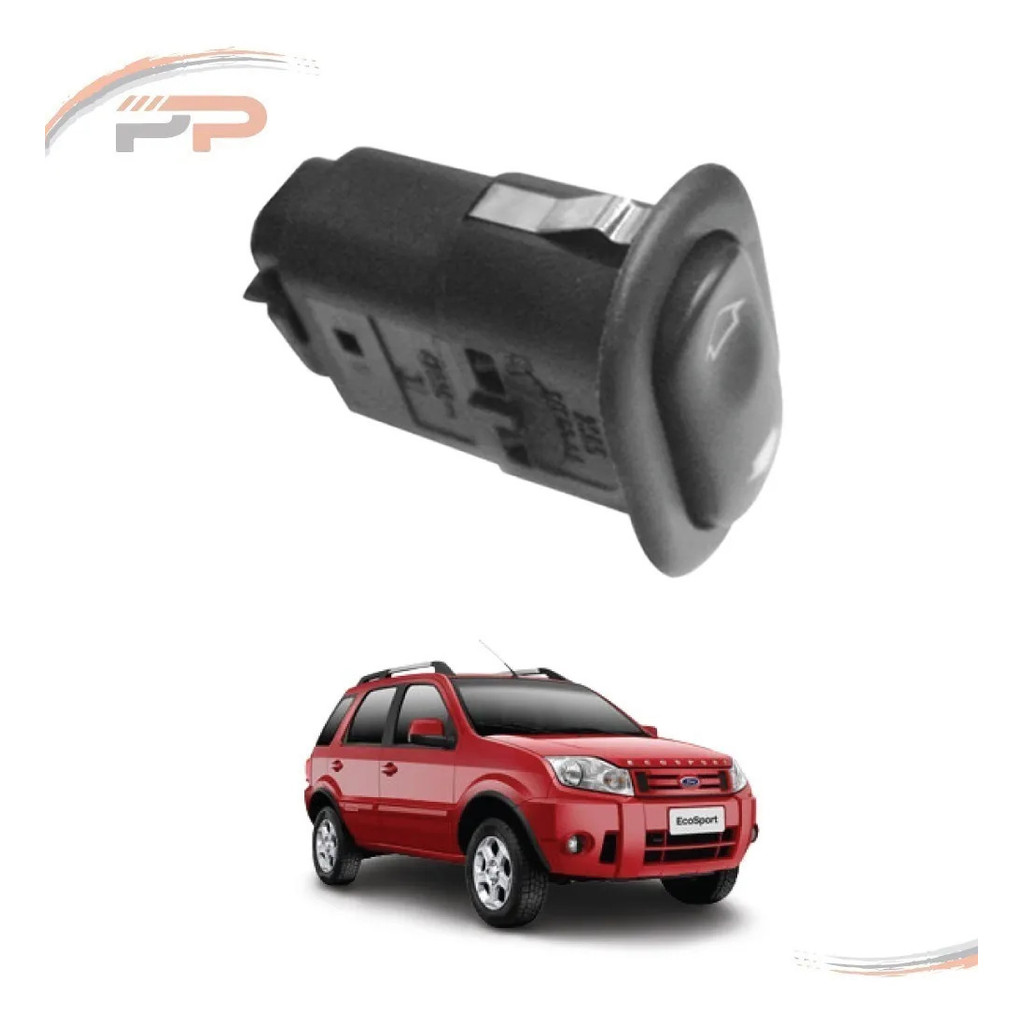 Tecla Acion Vidro Eletrico Simples Ecosport G1 02 A 17