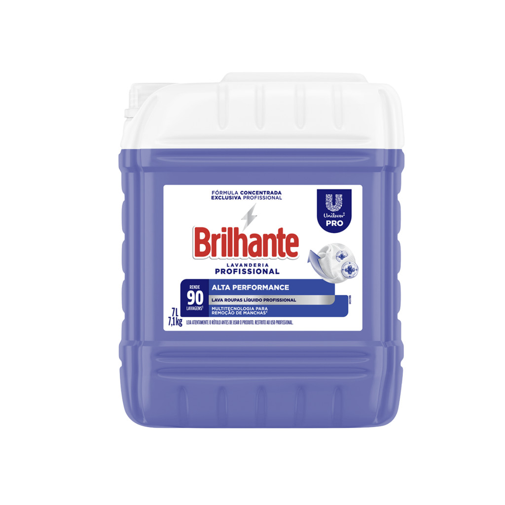 ️ Lava Roupas Líquido Alta Performance 7L Brilhante