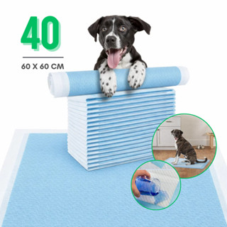 Tapete Higiênico 60x60 cm Fralda Descartável Para Cães Pet Kit 40un em Oferta na Shopee