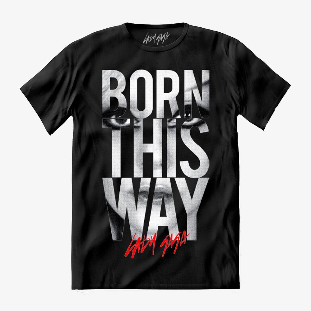 Camiseta Lady Gaga - Born This Way Tee em Oferta na Shopee