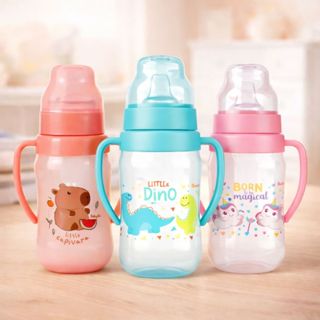 Super Copo Treinamento Menino ou Menina 300ml C/ Alça e Bico Flexível Dino ou Unicórnio em Oferta na Shopee