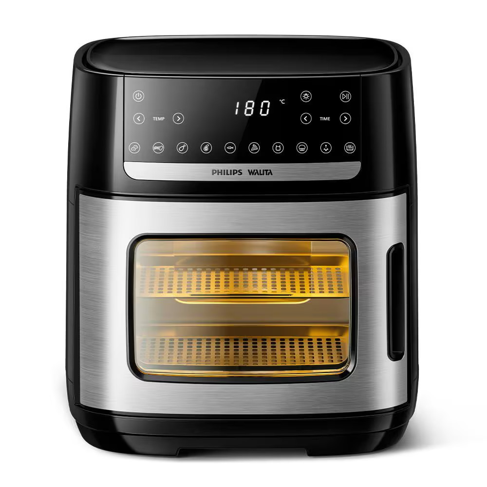 Fritadeira Airfryer Forno Walita Oven AI551 12L 1900W Painel Touch 10 Funções Inox Philips