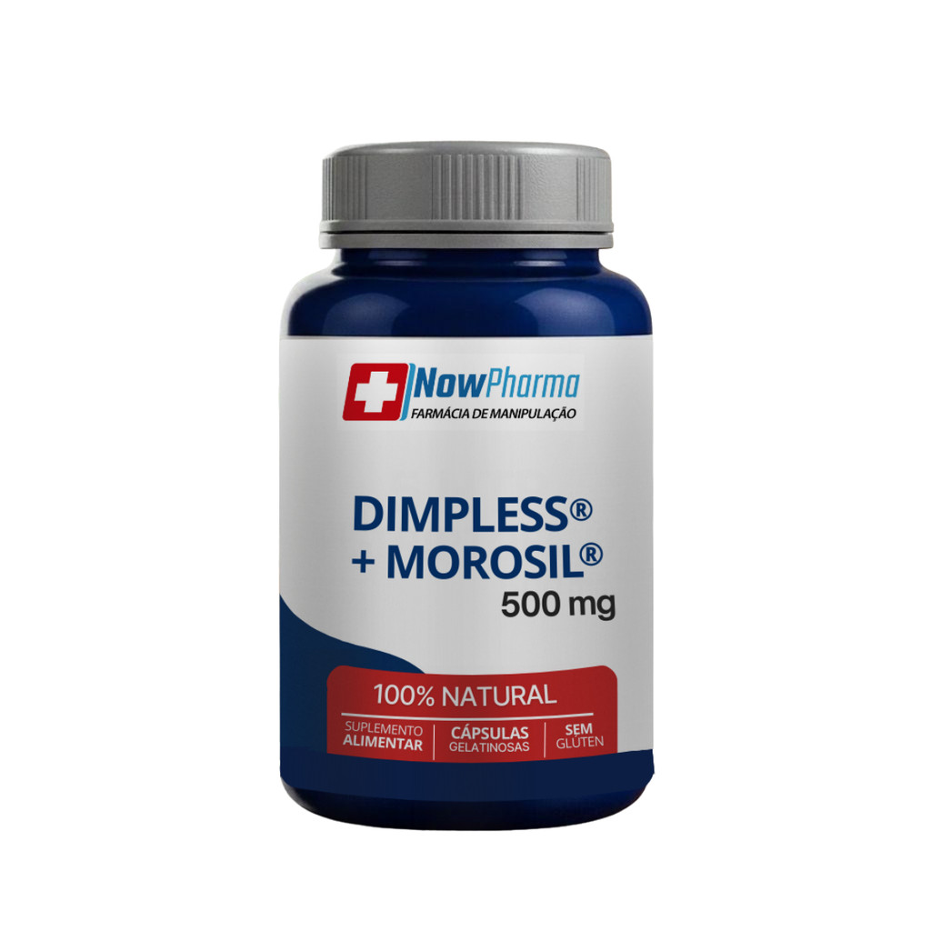 Dimpless + Morosil 500mg - 60 Cápsulas Now Pharma