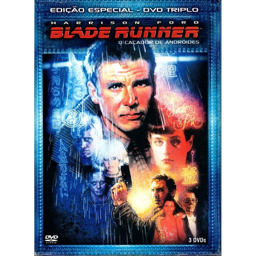 DVD BLADE RUNNER EDIÇÃO ESPECIAL DVD TRIPLO ficção direção