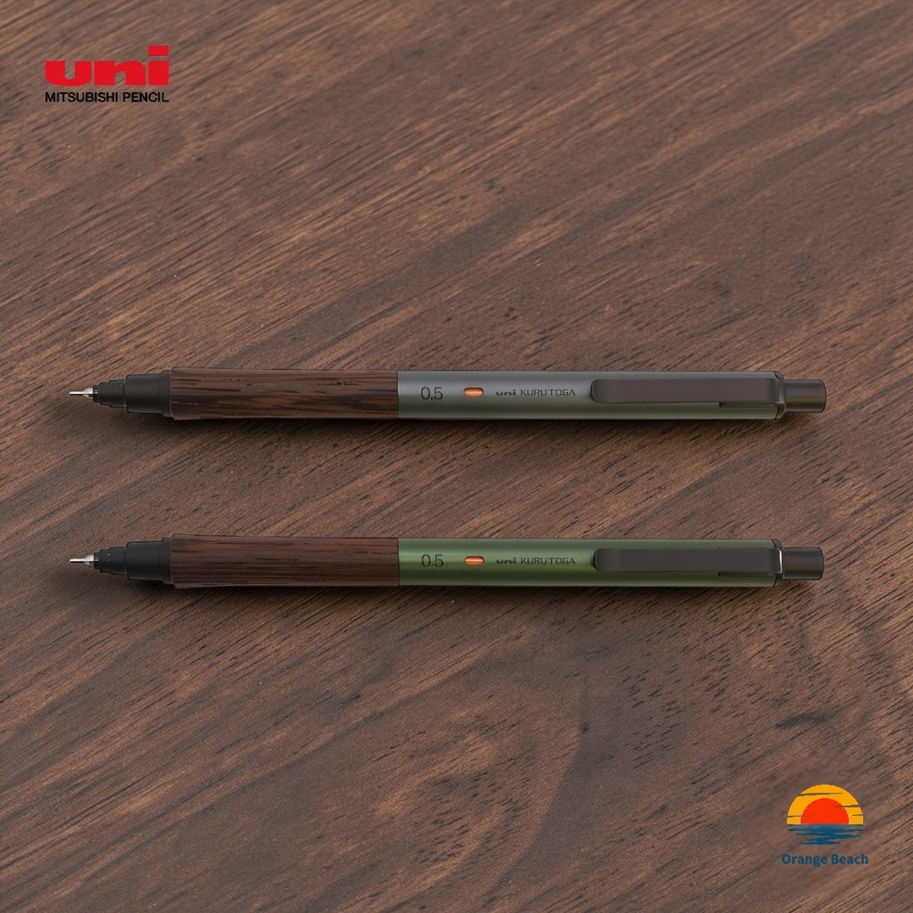 Uni KURUTOGA Wood Mechanical Pencil 0.5mm/Lapiseira de Luxo/Grip de Madeira Wenge/Japão em Oferta na Shopee