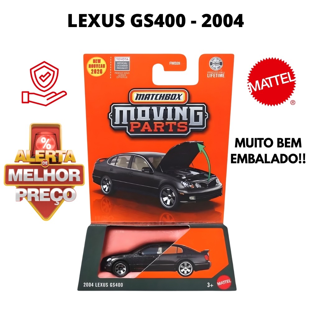 Matchbox Moving Parts Lexus GS400 2004